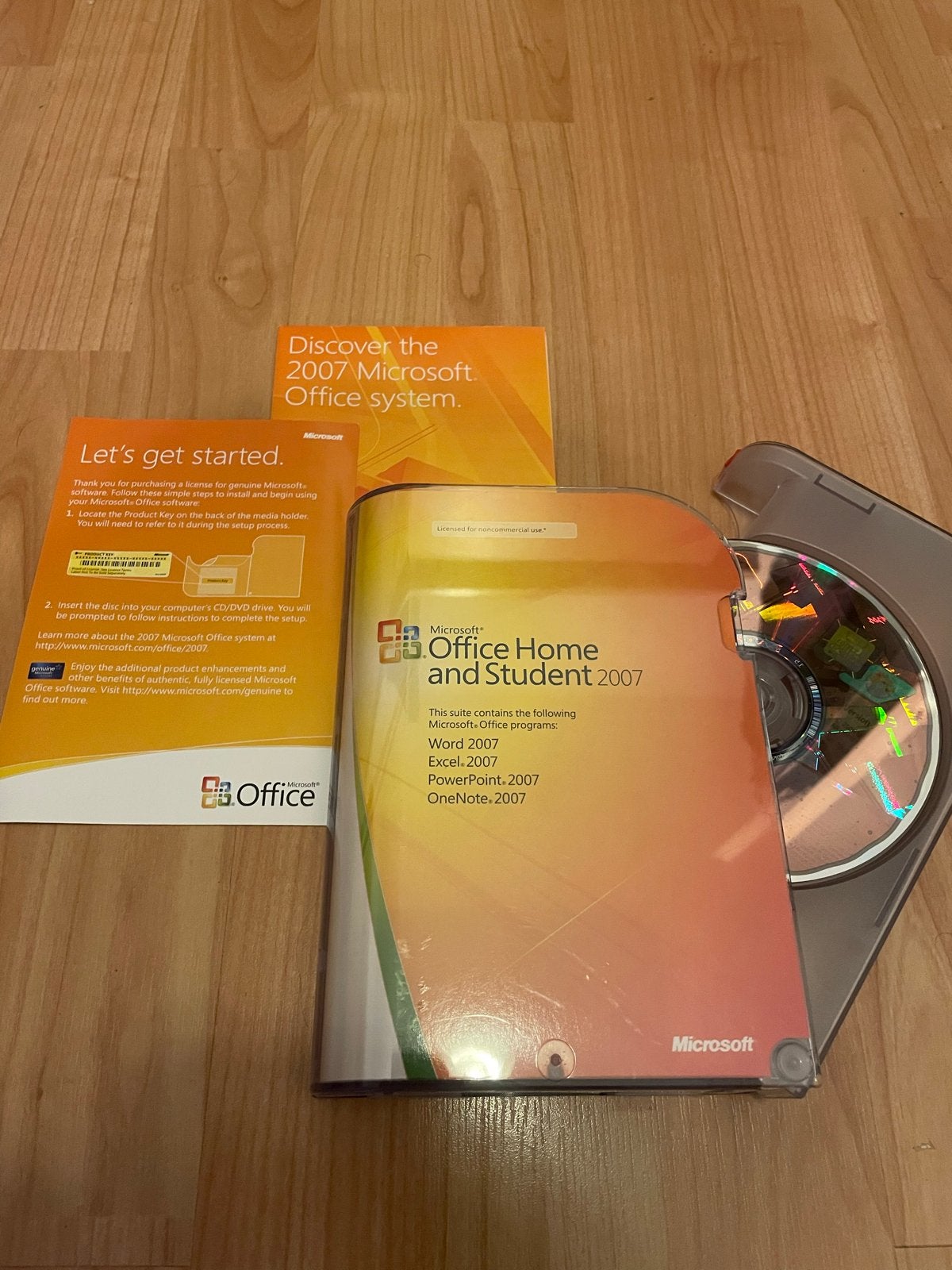 Microsoft Office Home and Student 2007, Ophalen, Nieuw, Excel, Windows