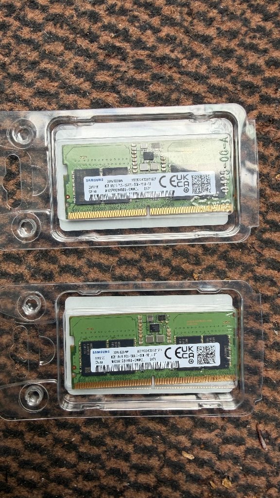 Samsung DDR5 SODIMM 2x 8GB, Computers en Software, Ophalen, 8 GB, Zo goed als nieuw, DDR5