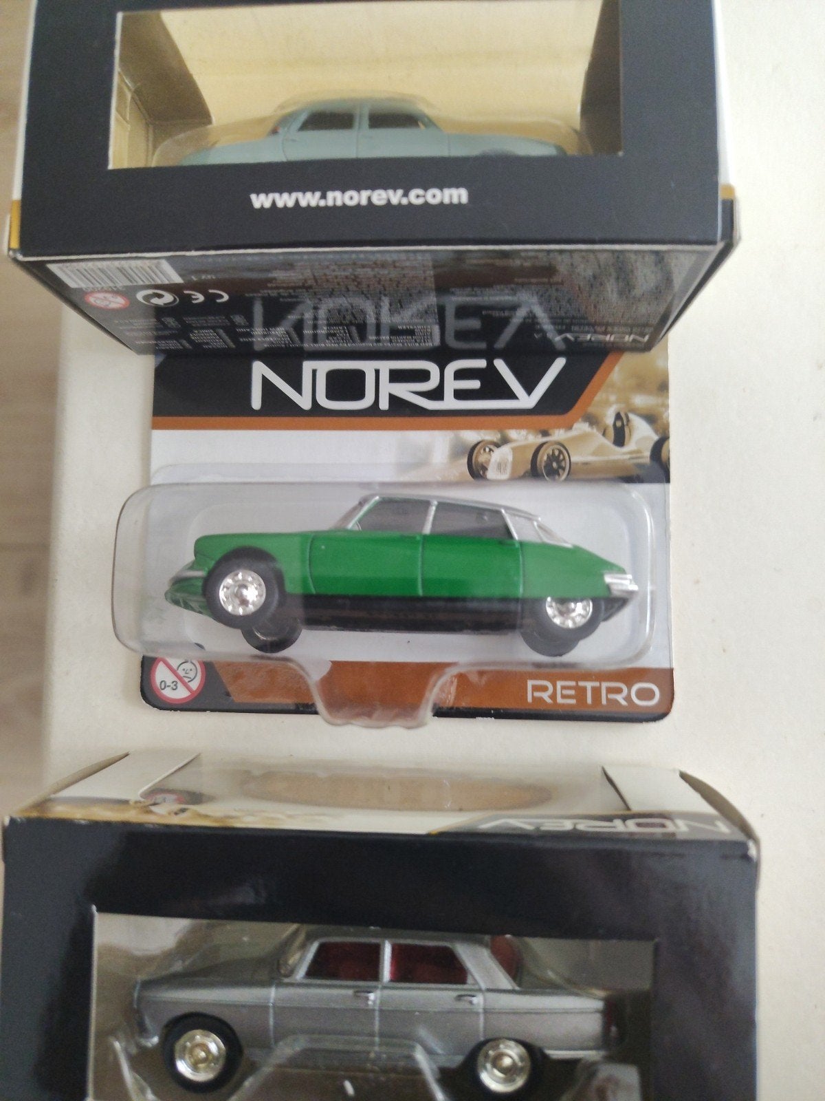 Norev Retro Modelauto's - Peugeot 404 en Citroën DS, Ophalen of Verzenden, Nieuw