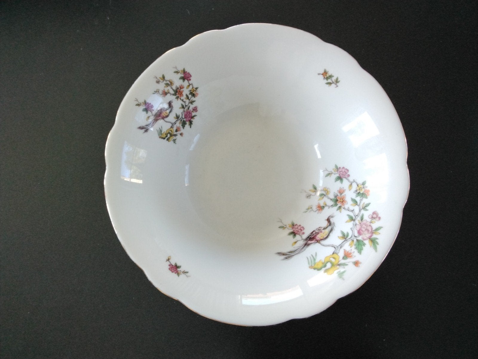 Vintage ronde schaal, Ophalen of Verzenden