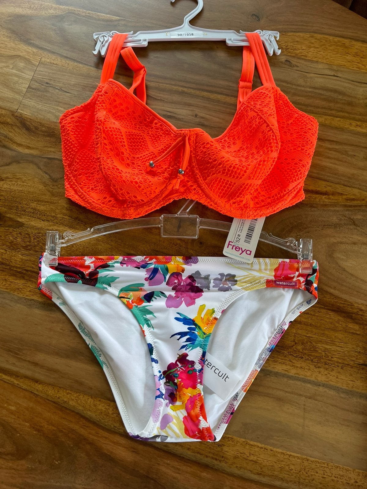 Combi  freya en watercult bikini 70i en slip 36, Kleding | Dames, Verzenden, Nieuw, Meerkleurig, Bikini