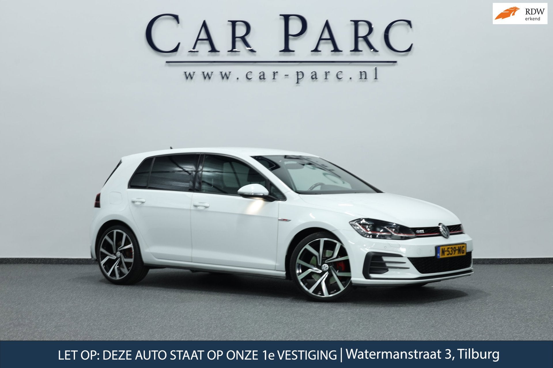 Volkswagen Golf 2.0 TSI GTI Performance LED/VIRTUAL/S.VERWAR, Stof, Gebruikt, 4 cilinders, Wit
