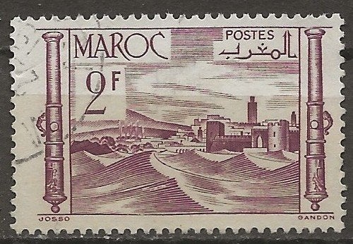Marokko, Ophalen of Verzenden, Marokko, Gestempeld