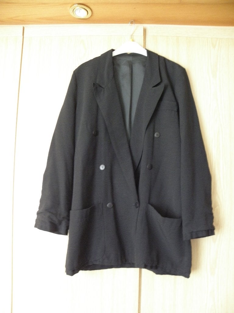 Lang zwart gevoerd vintage jasje blazer LOUIS LOBATTO XXL, Kleding | Dames, Jasjes, Kostuums en Pakken, Zwart, Maat 46/48 (XL) of groter