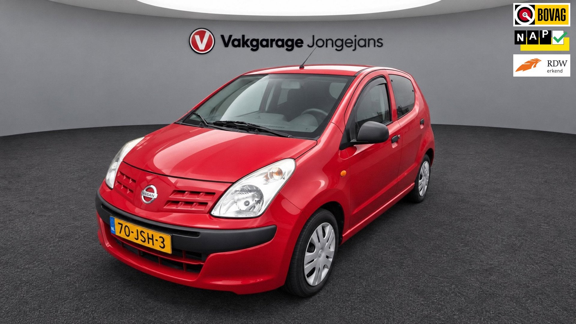 Nissan Pixo 1.0 Visia, Auto's, Voorwielaandrijving, Euro 5, Stof, Gebruikt