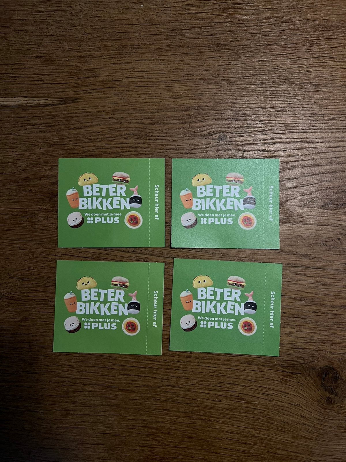 4 Beter Bikken Buddies plaatjes, Verzamelen, Plus, Ophalen of Verzenden