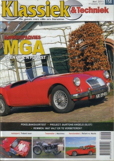 Klassiek & Techniek 158 2011 : MG MGA - Mazda MX5 - Burton, Ophalen of Verzenden, Gelezen, Algemeen