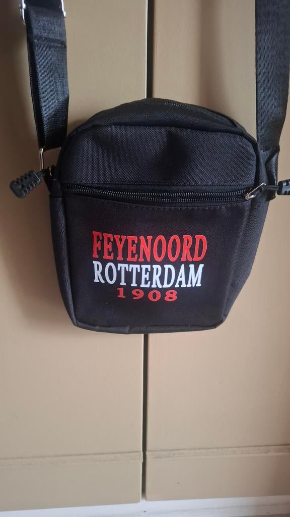 Feyenoord Schoudertas - Zwart met Rood/Wit Logo, Ophalen of Verzenden, Nieuw