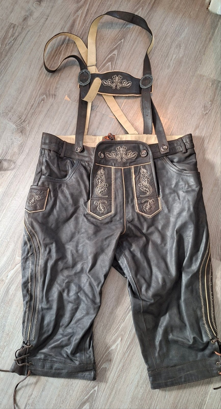 Lederhose maat 56, Ophalen of Verzenden, Zo goed als nieuw, Maat 56/58 (XL)