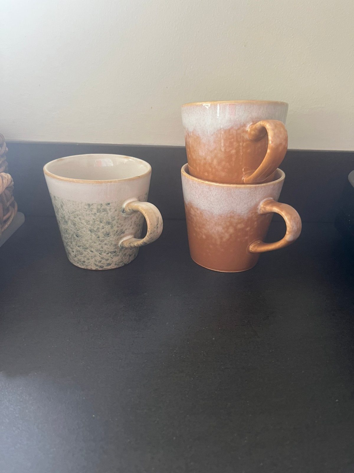 HK living mokjes 3 stuks, Huis en Inrichting, Keuken | Servies, Keramiek, Ophalen of Verzenden, Zo goed als nieuw, Overige stijlen