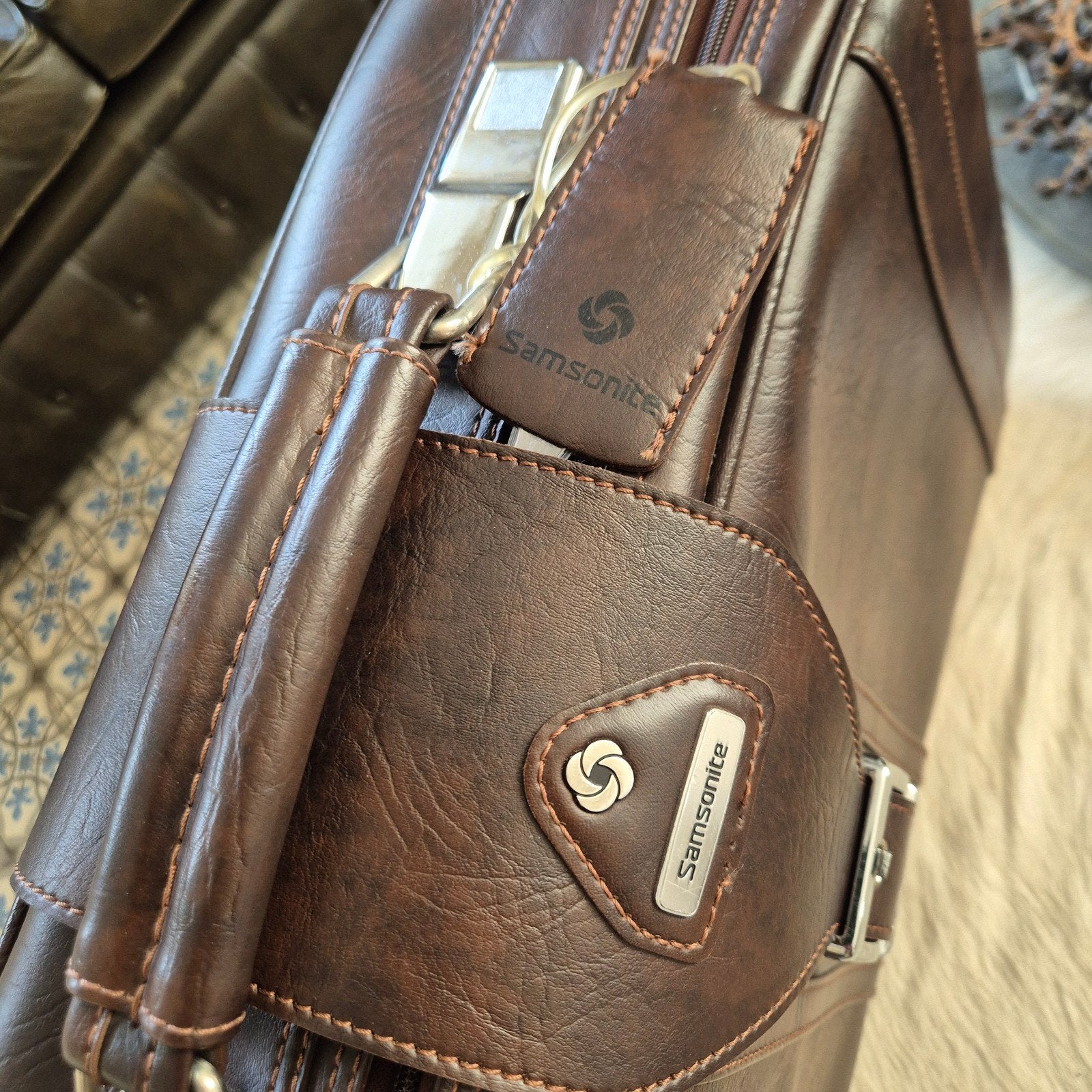 Vintage Samsonite Koffer 56 x 34 x 19cm, reistas, 40 tot 60 cm, Bruin, Minder dan 35 cm, Zo goed als nieuw
