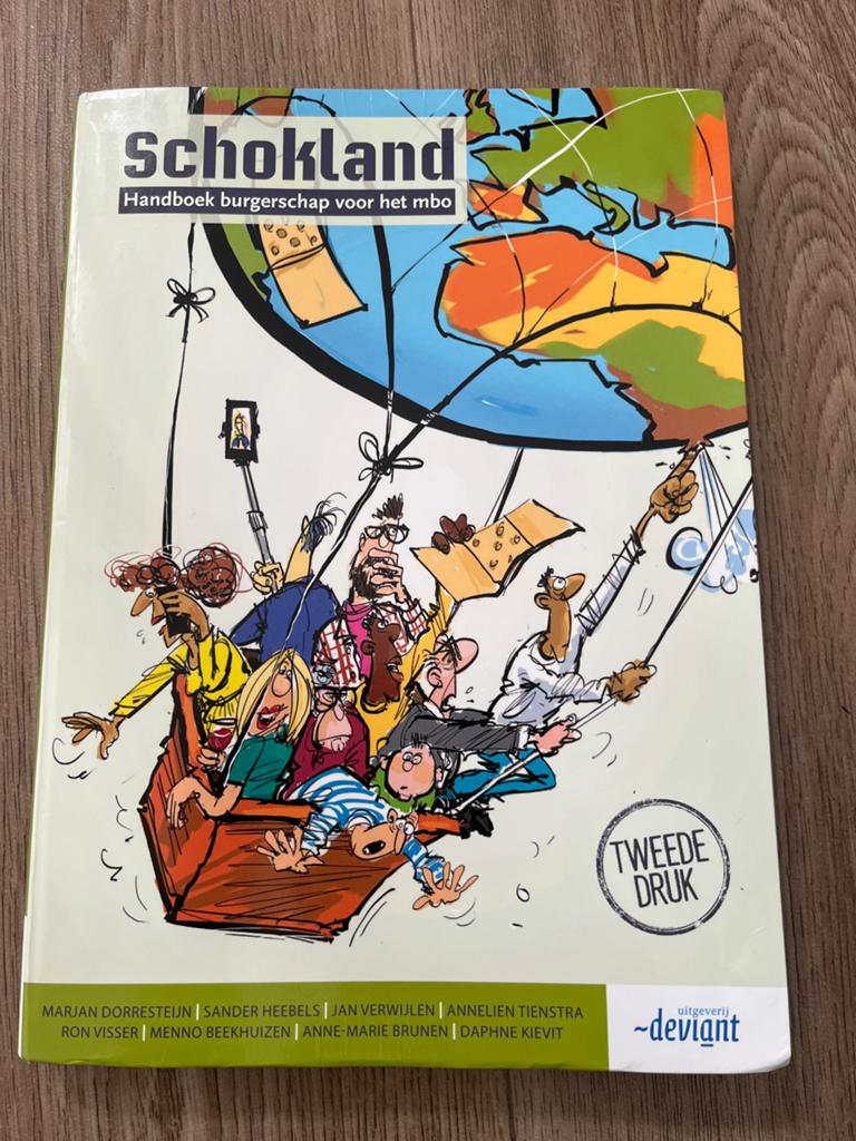 Schokland: Handboek burgerschap voor het MBO - Tweede druk, Ophalen of Verzenden, Gamma, Zo goed als nieuw, MBO