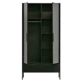 Mooie metalen kleding kast van WOOOD - moet nu weg!, Huis en Inrichting, Zo goed als nieuw, 150 tot 200 cm, 25 tot 50 cm, 50 tot 100 cm