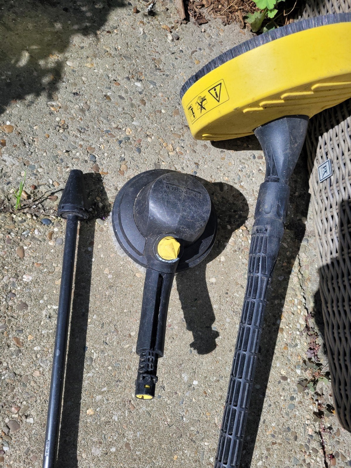 Karcher attributen. In goed werkende staat., Tuin en Terras, Hogedrukreinigers, Gebruikt, Karcher terras reiniger, Ophalen of Verzenden