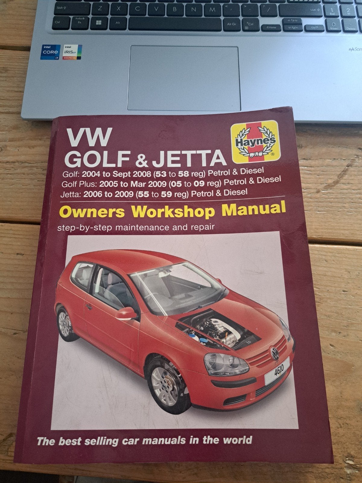 VW Golf & Jetta werkplaatshandboek Haynes 2004-2009, Ophalen of Verzenden, Volkswagen, Haynes