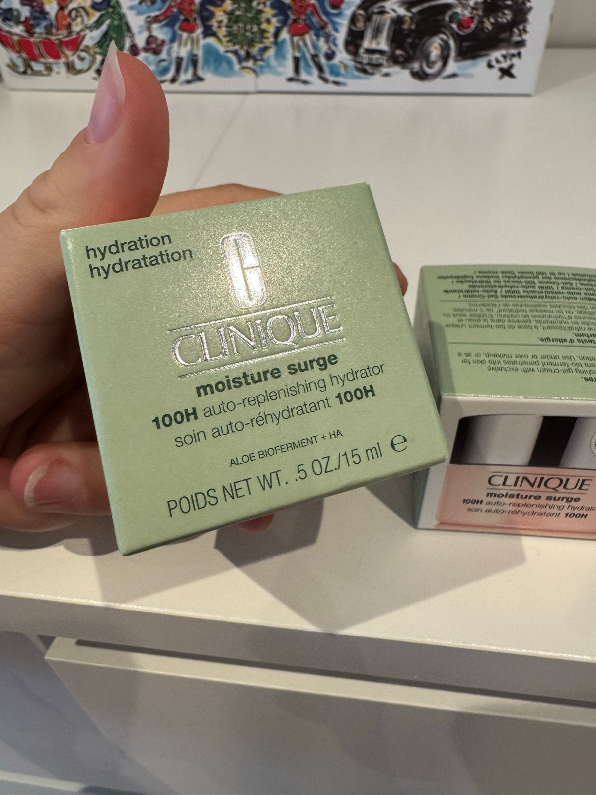 Clinique Moisture Surge 100H Hydrator - 2x 15ml, Ophalen of Verzenden, Nieuw, Gehele gezicht, Verzorging