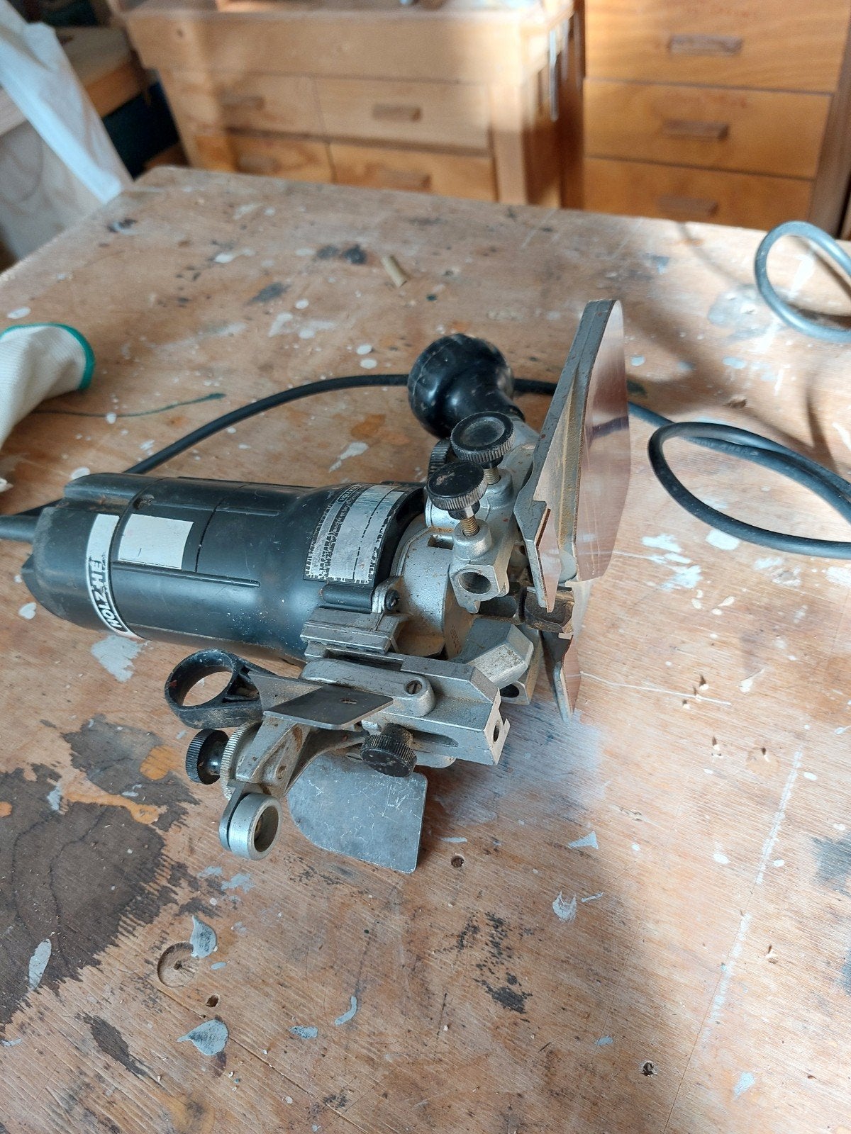 Holz Her Kantenfrees - Gebruikt maar in goede staat, Ophalen, Gebruikt, Kantenfrees, Elektrisch