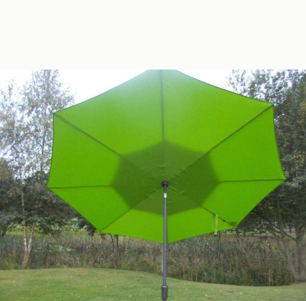 Madison parasol doorsnede 3m  nieuw  inclusief  voet, Tuin en Terras, Parasols, Ophalen, Zweefparasol