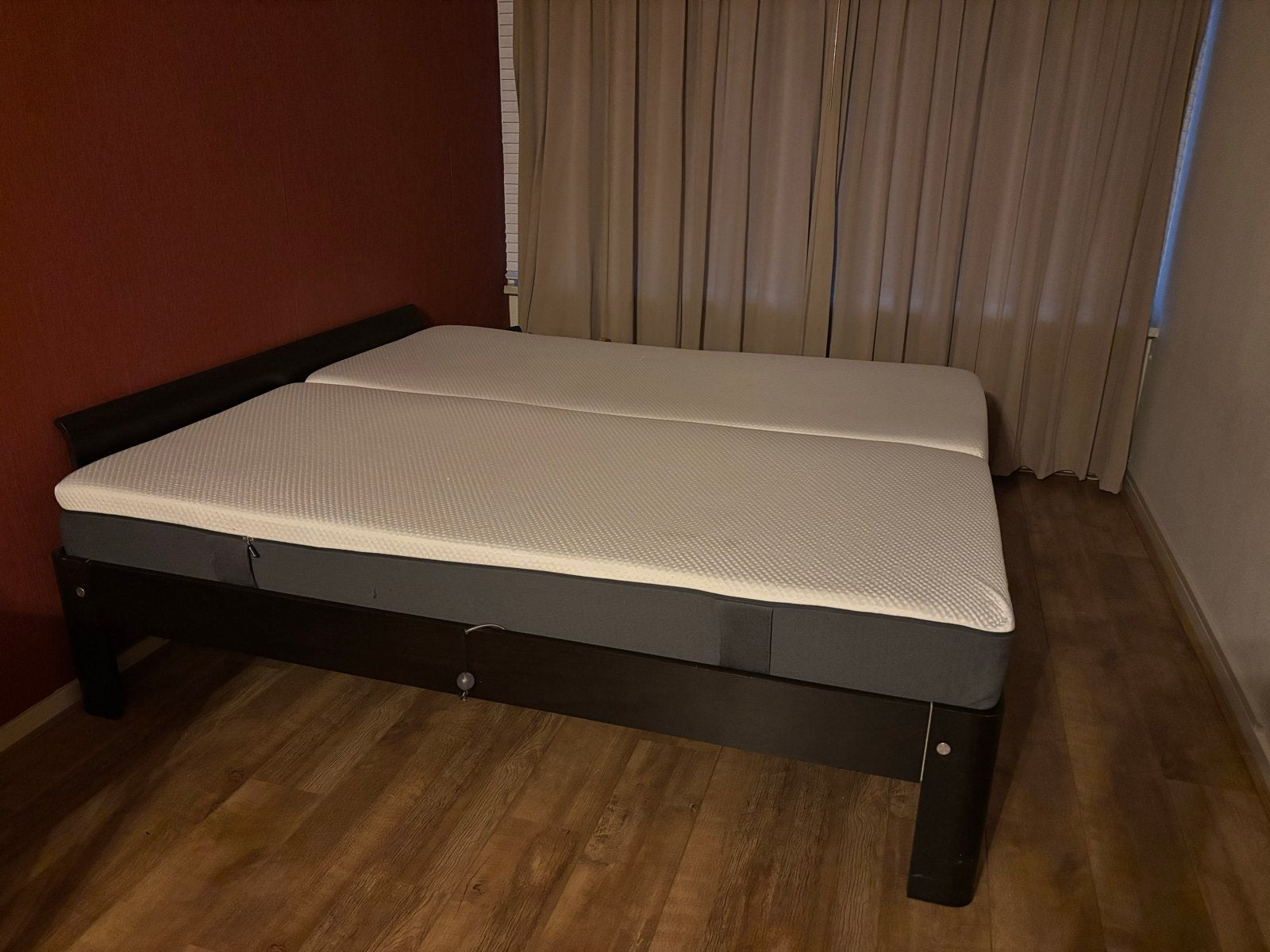 Auping Auronde 2-persoonsbed 180x200 met verstelbare spiraal, Huis en Inrichting, Ophalen, Tweepersoons, Info@auping.nl, 180 cm