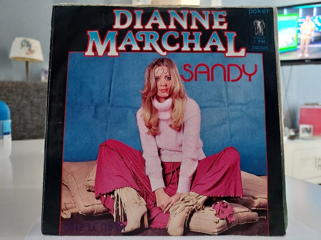 7" Single Dianne Marchal - Sandy / Simple Man, Gebruikt, 7 inch, Ophalen of Verzenden, Pop