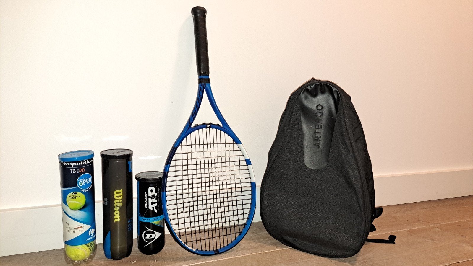 Tennisracket Babolat Boost Aero met tennis rugzak, Gebruikt, Racket, Babolat, Ophalen