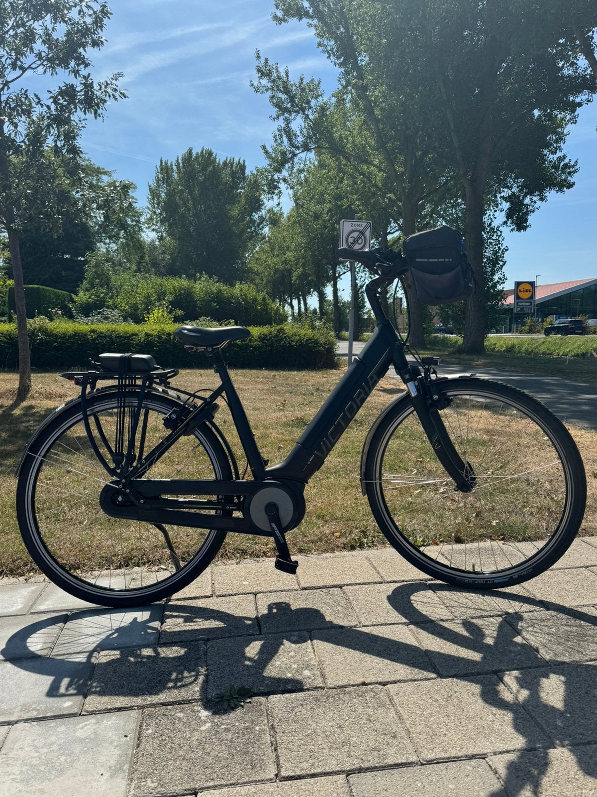 Victoria elektrische fiets - framemaat 51-Bosch middenmotor, Gebruikt, 51 tot 55 cm, 50 km per accu of meer, Ophalen