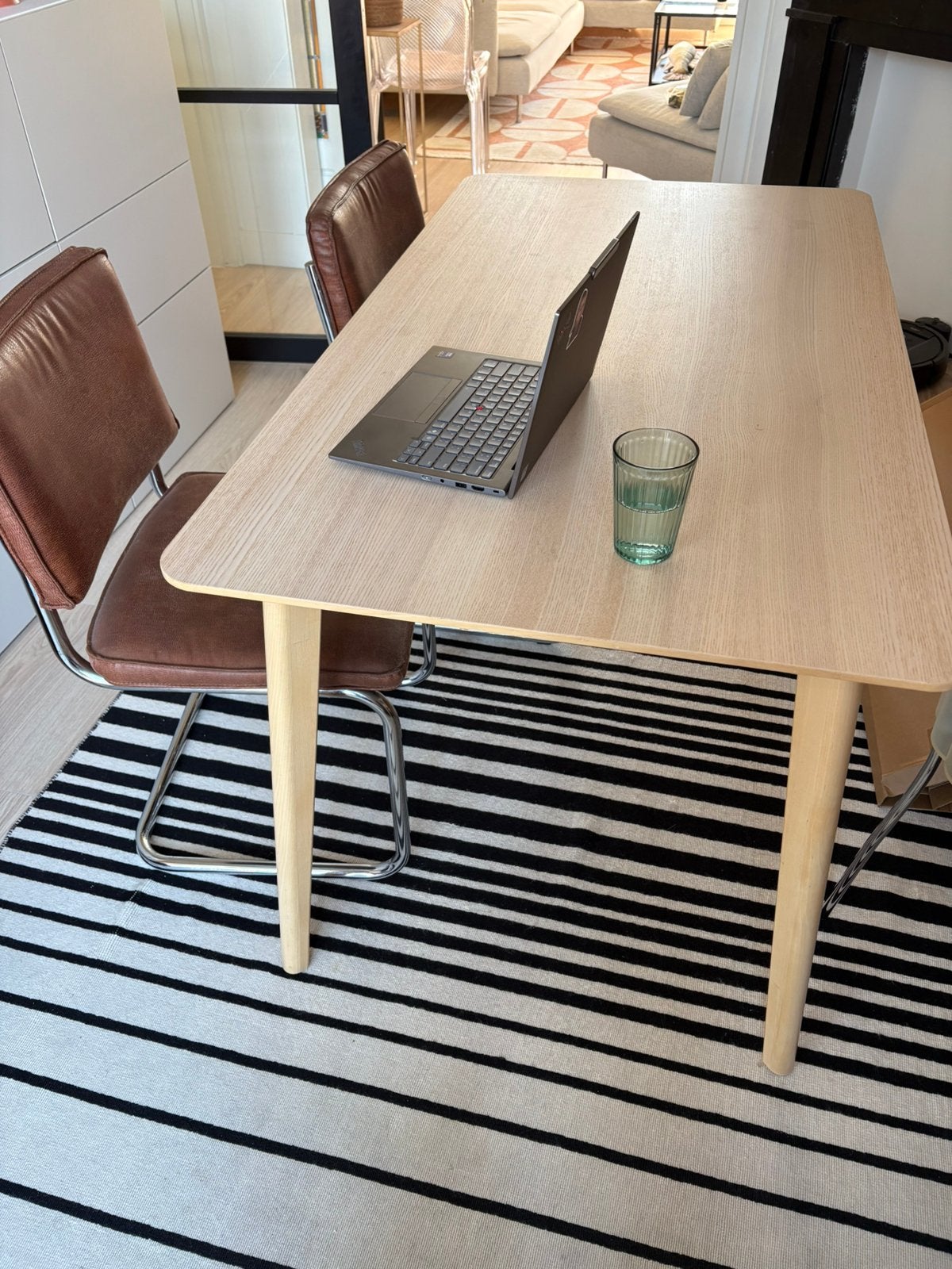 IKEA LISABO eettafel - 140x78 cm - Gebruikt, Huis en Inrichting, Tafels | Eettafels, Ophalen, Gebruikt, 100 tot 150 cm, 50 tot 100 cm