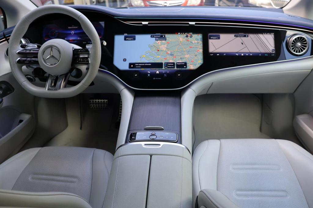 Mercedes-Benz EQE 43 AMG 4MATIC 90 kWh |Pano|Hyperscreen|, Auto's, Mercedes-Benz, Automaat, Gebruikt, 504 km, Zwart