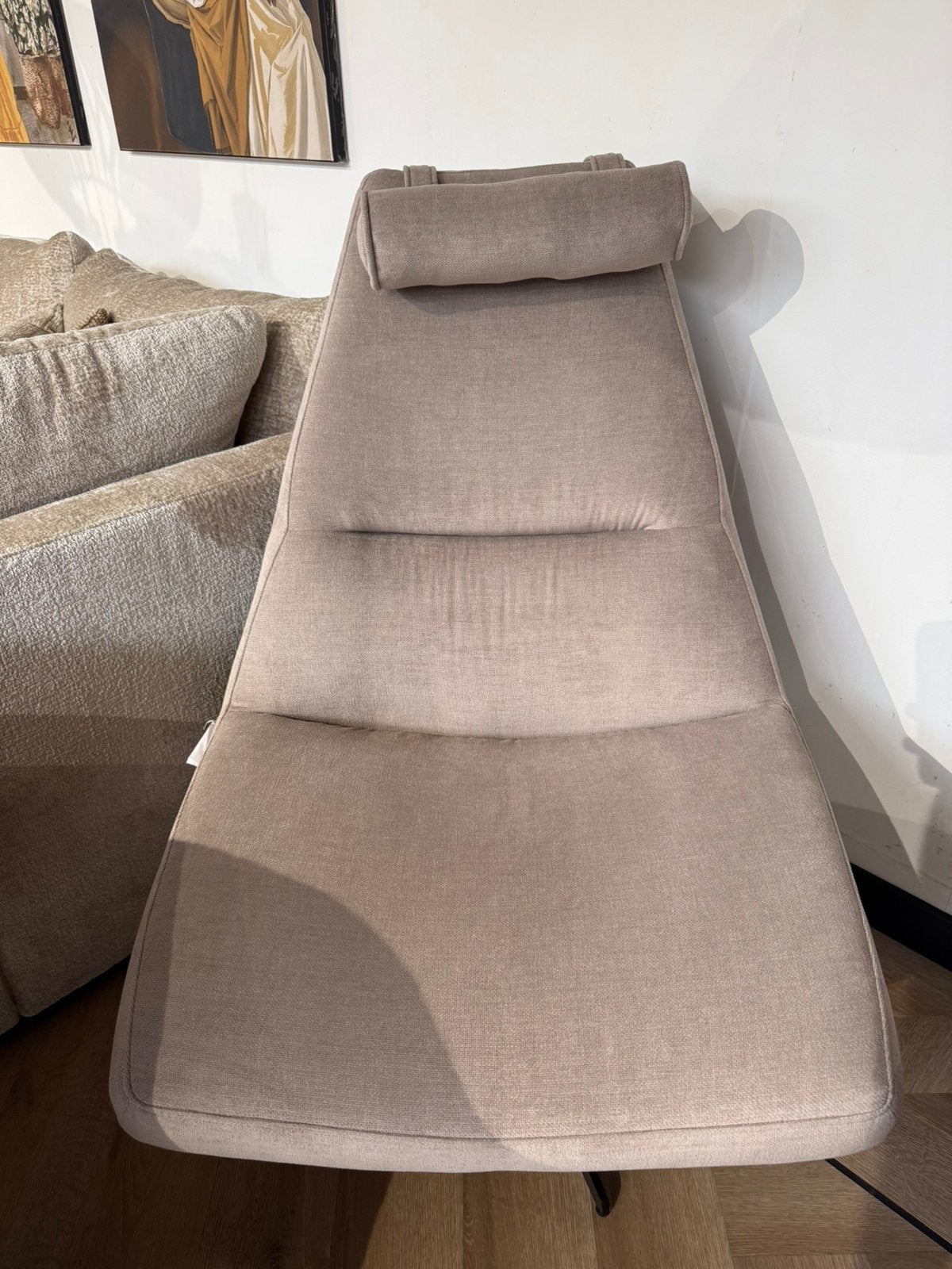 Fauteuil sand, Huis en Inrichting, Fauteuils, Ophalen, Zo goed als nieuw, 75 tot 100 cm, 50 tot 75 cm