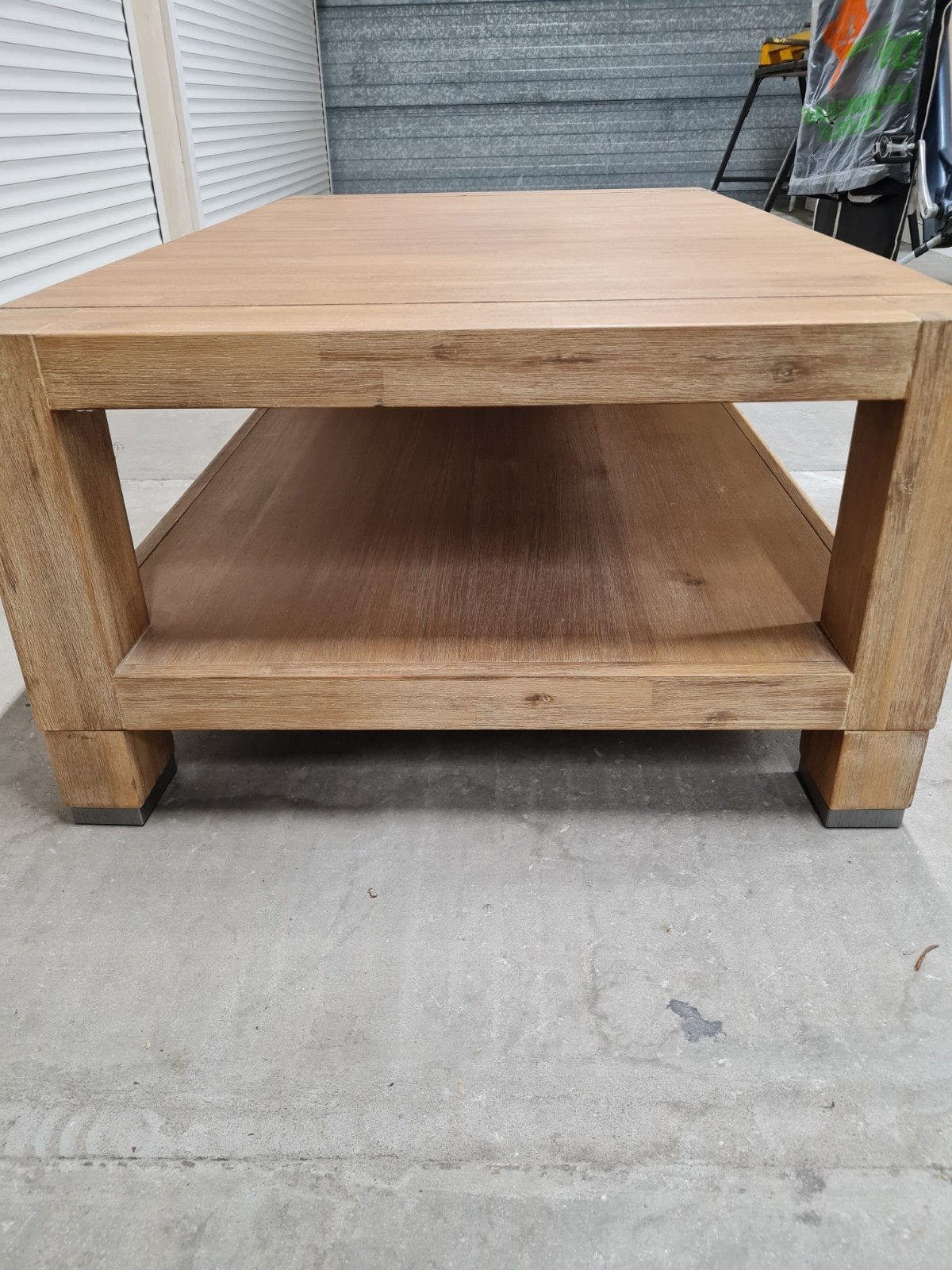 Complete set: Eettafel, salontafel, bijzettafel en tv-kast, Ophalen, Gebruikt, Rechthoekig, Eikenhout