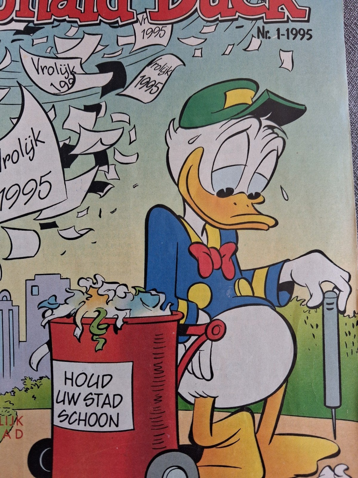 Donald Duck - Jaargang 1995 - incl opbergbak, Boeken, Stripboeken, Complete serie of reeks, Ophalen of Verzenden, Gelezen