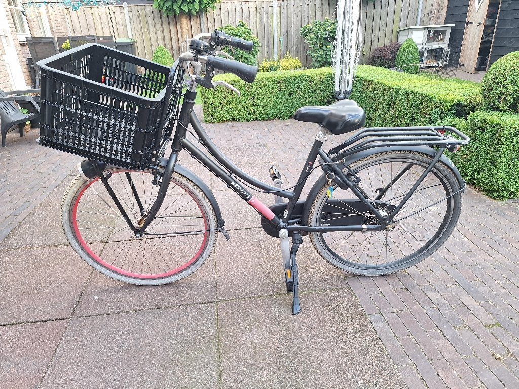 Meisjesfiets 26 inch, Fietsen en Brommers, Terugtraprem, Gebruikt, Versnellingen, Batavus