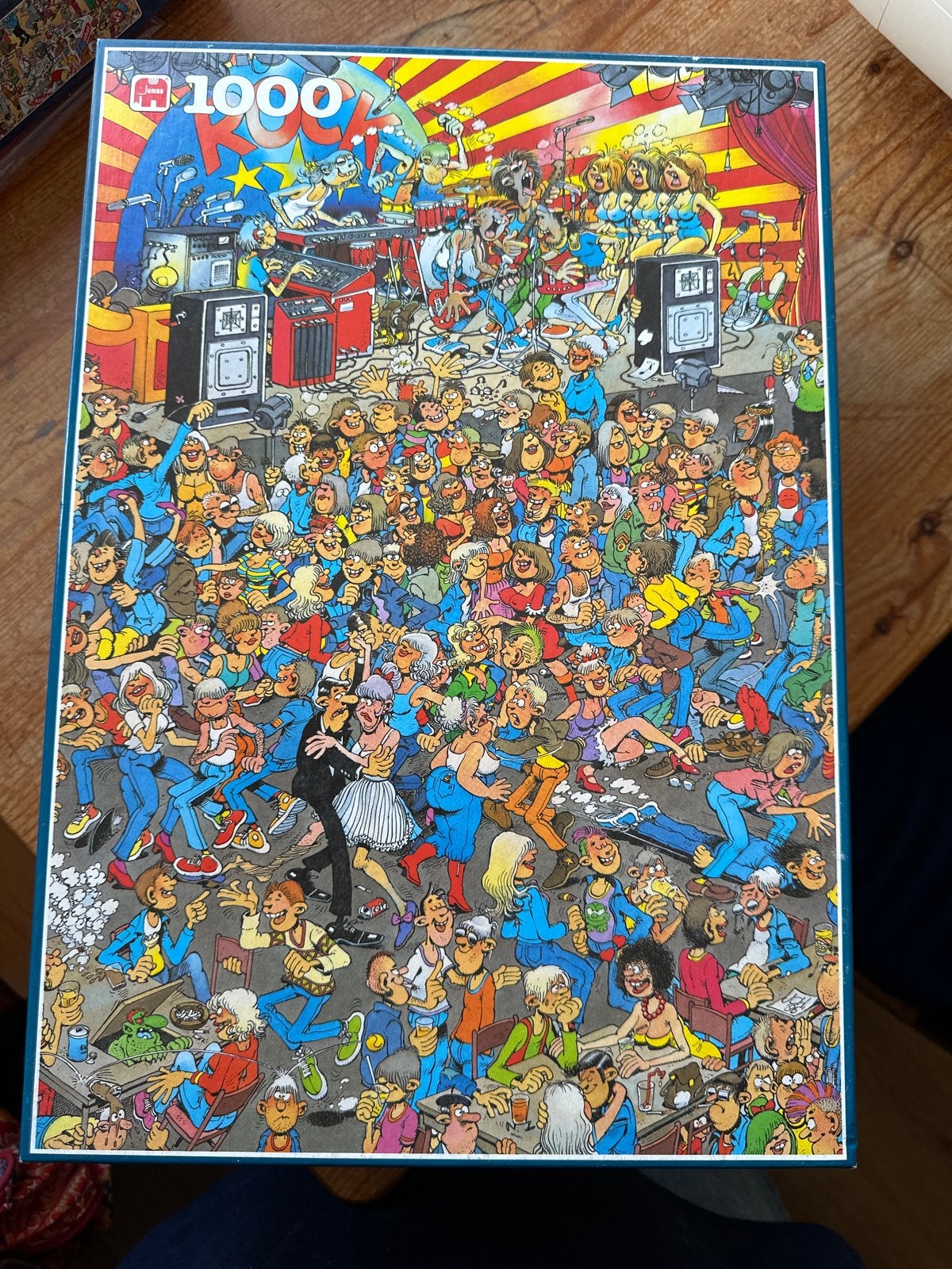 Jan van Haasteren - Rock around the clock - 1000 stukjes, Ophalen of Verzenden, 500 t/m 1500 stukjes, Zo goed als nieuw, Legpuzzel