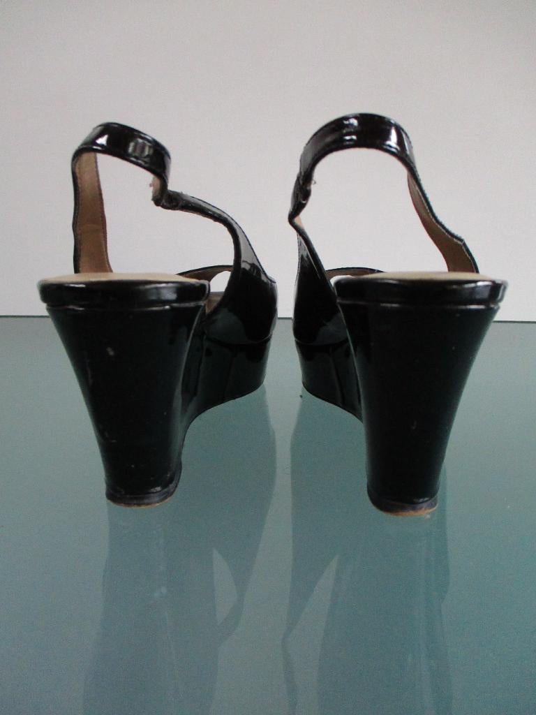 Zara sandalen 36 lak zwart | Gratis verzenden, Verzenden, Sandalen of Muiltjes, Zo goed als nieuw, Zara