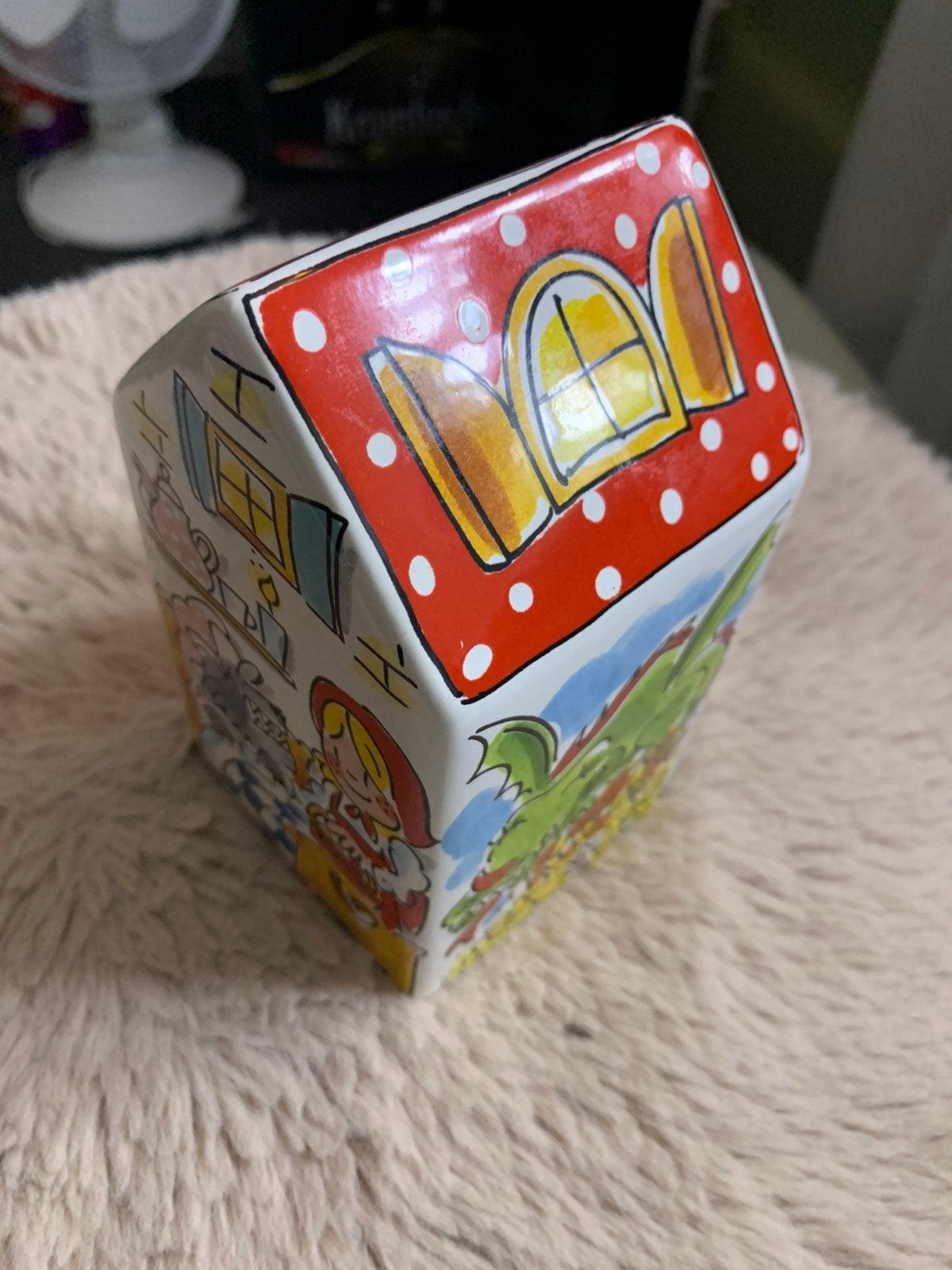 Blond efteling spaarpot / huisje, Ophalen of Verzenden, Zo goed als nieuw, Steen, Aardewerk of Keramiek