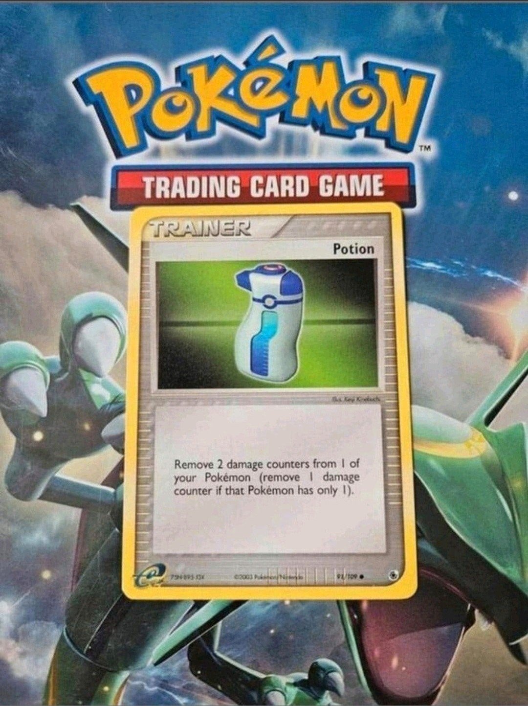 Potion 91/109 Ex Ruby&Sapphire set pokemon kaart, Ophalen of Verzenden, Gebruikt, Losse kaart