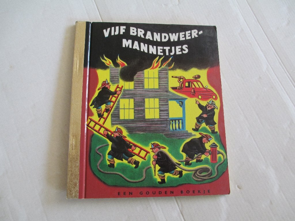 een gouden boekje: vijf brandweermannetjes, Boeken, Ophalen of Verzenden, Gelezen, Fictie algemeen