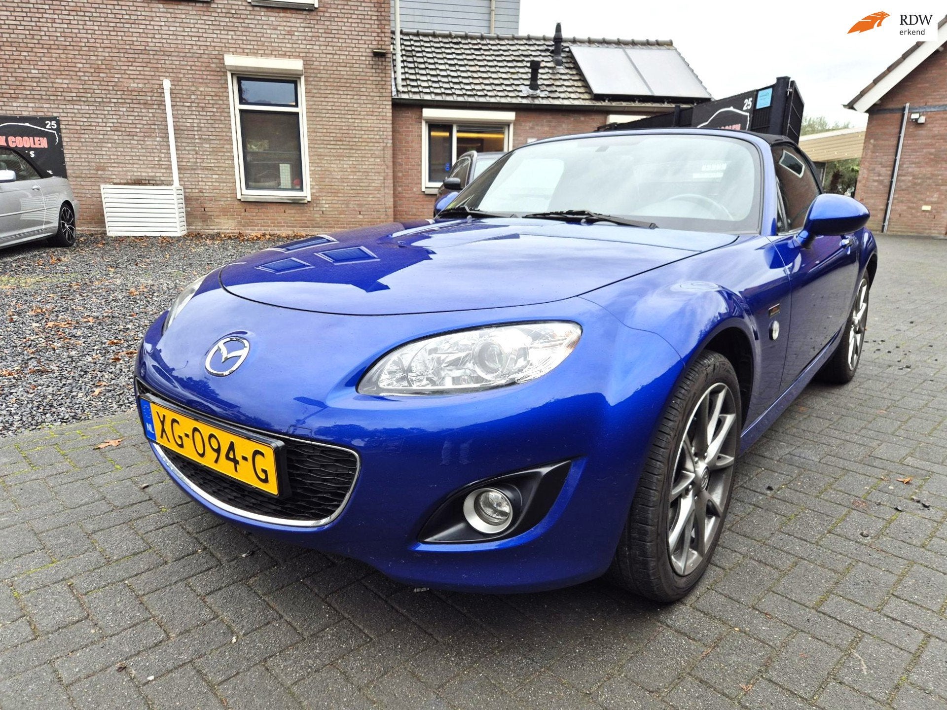 Mazda MX-5 1.8 20th Anniversary Cabrio Airco 81797 Km !, Auto's, 127 pk, Gebruikt, Zwart, 4 cilinders