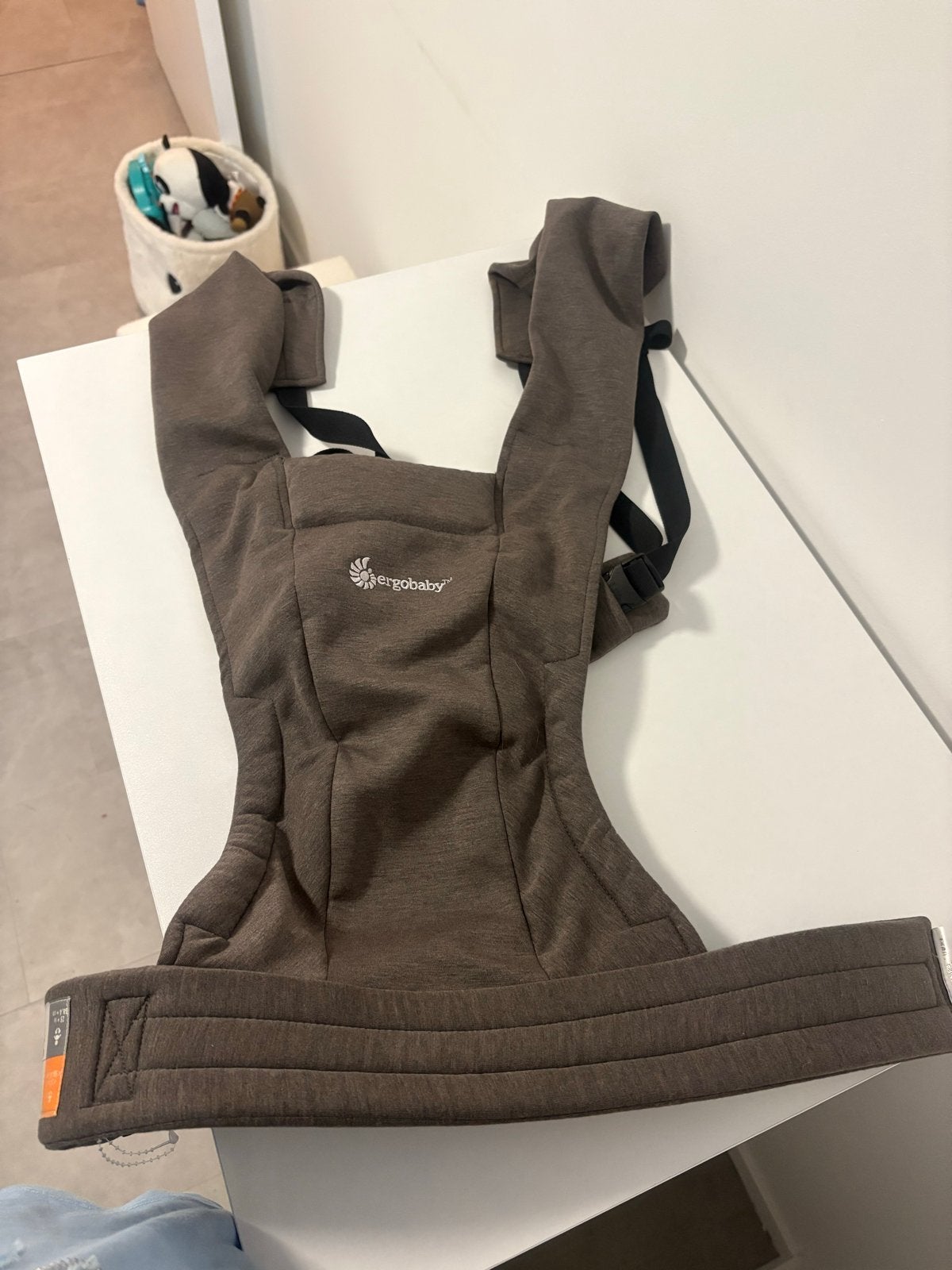 Ergobaby Draagzak Embrace Heather Grey, Ophalen, Zo goed als nieuw, Buik, Draagzak