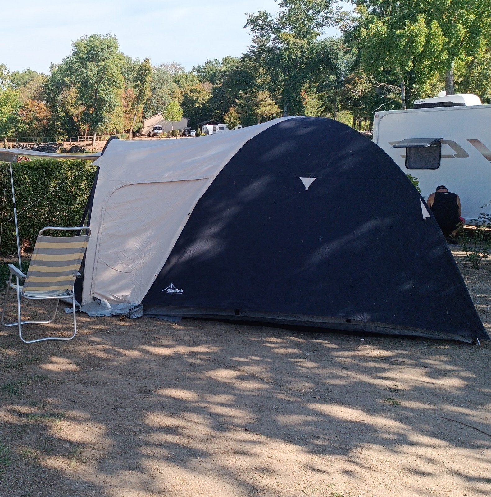 Obelink 3-persoons tent met luifel, Ophalen, Gebruikt, Tot en met 3