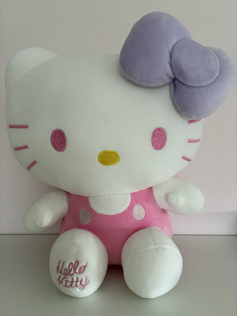 Nieuwe Hello Kitty knuffel - 27 cm, Ophalen of Verzenden, Nieuw, Wit, Middelgroot (20 tot 80 cm)