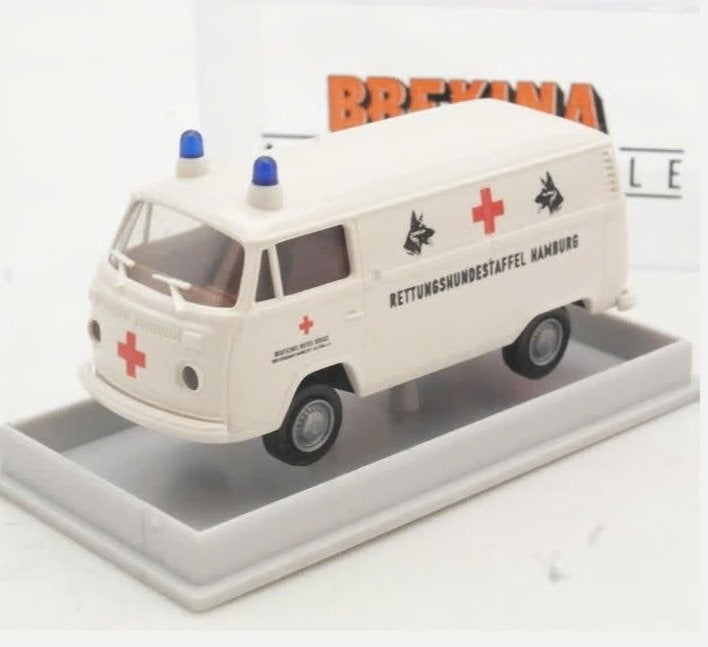 Brekina 33241 0301- VW T2 combi reddingsdienst in ovp, Overige merken, Gelijkstroom of Wisselstroom, Overige typen, Nieuw