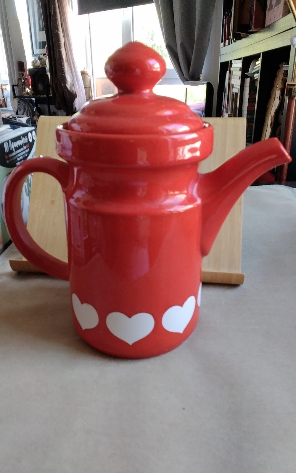 Vintage Waechterbach keramiek thee/koffie pot W. Germany, Antiek en Kunst, Ophalen of Verzenden