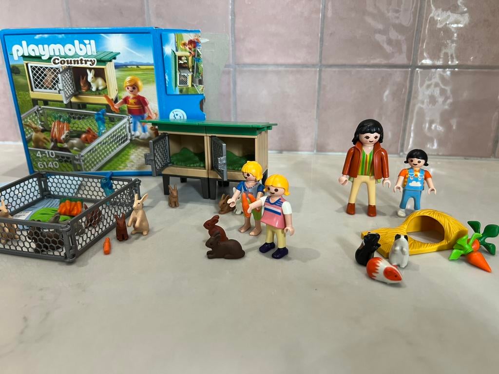 Playmobil konijnen en cavia’s, Ophalen of Verzenden, Zo goed als nieuw