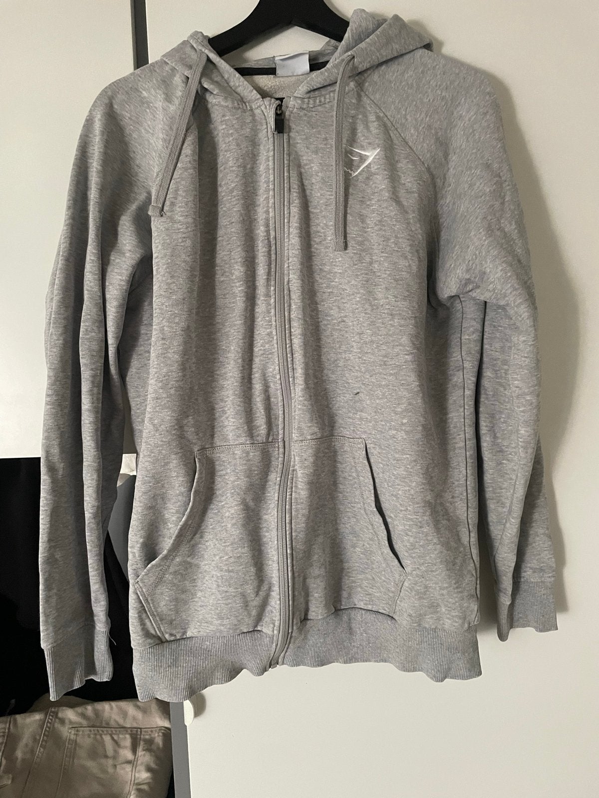 Gymshark hoodie grijs - Niet gedragen, Fitness, Nieuw, Overige maten, Ophalen of Verzenden