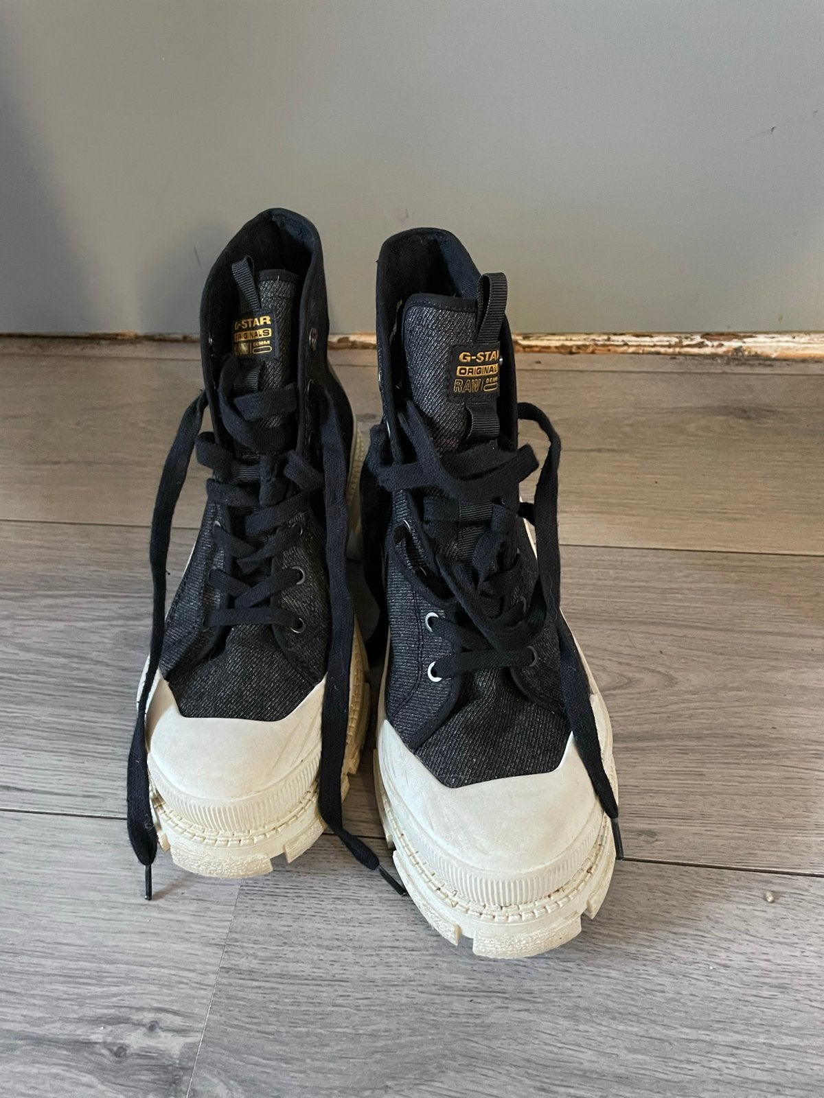 Nette G-Star schoenen - Maat 40 - Unisex, Ophalen of Verzenden, Gedragen, Zwart, Sneakers of Gympen