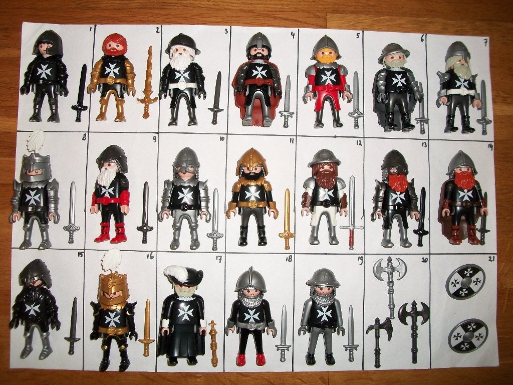 Malteser ridders, Ophalen of Verzenden, Nieuw, Complete set, Figuren
