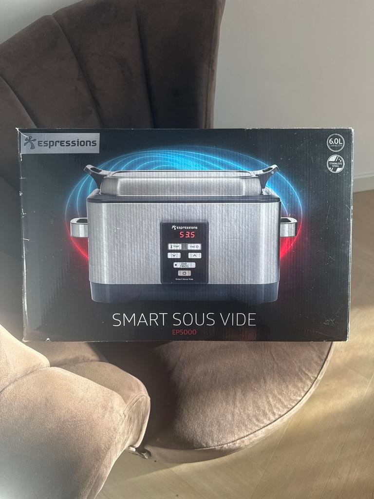Espressions Smart Sous Vide EP5000 - bijna nieuw in doos, Witgoed en Apparatuur, Ophalen of Verzenden, Nieuw