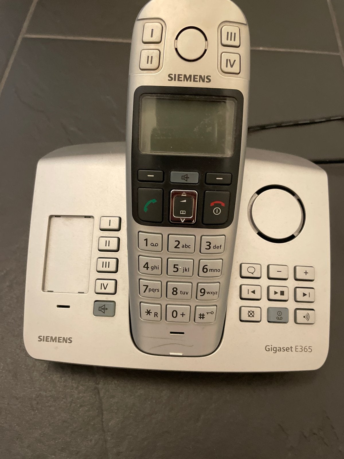 Siemens Gigaset E365 draadloze telefoon met antwoordapparaat, Ophalen of Verzenden, Gebruikt, 1 handset
