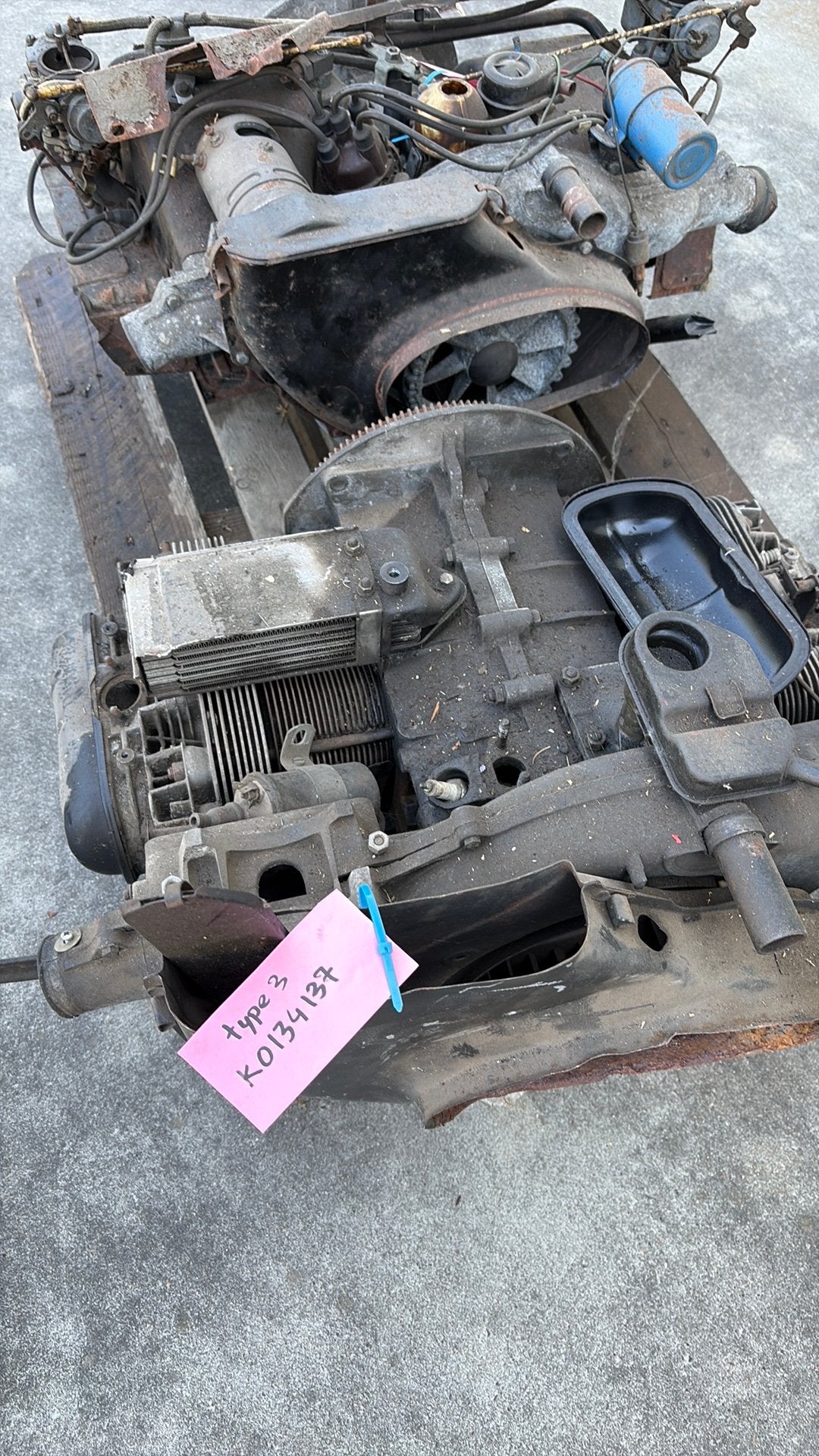 Volkswagen type 1 motor blokken (4x), Ophalen, Gebruikt, Volkswagen